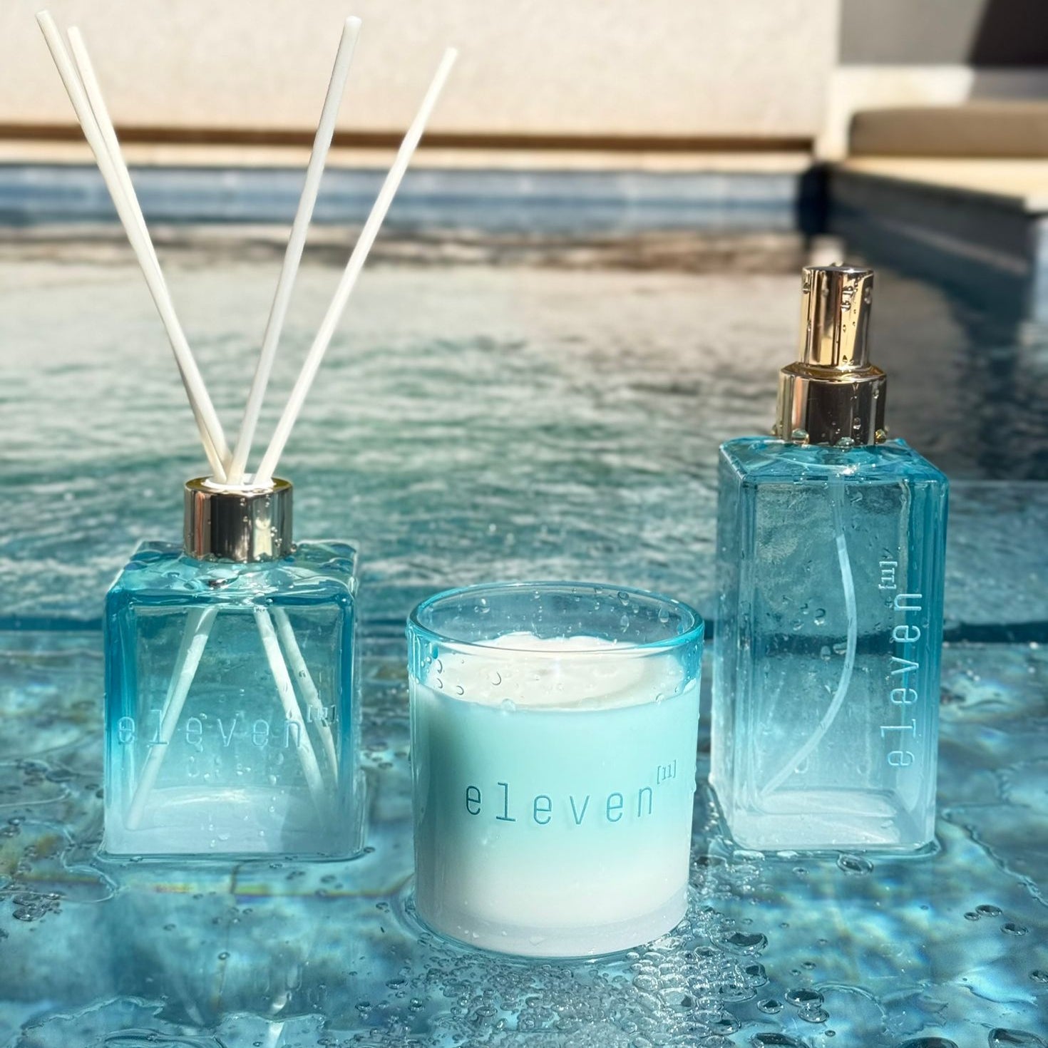 Coleção Blue - Difusor + Vela + Home Spray