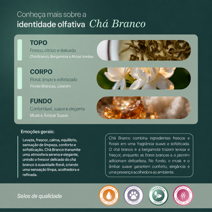 Eleven Chá Branco - Refil Mobi 15mL